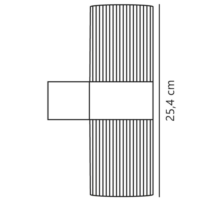 Nordlux Kyklop Wandlamp - Ripple - Zwart