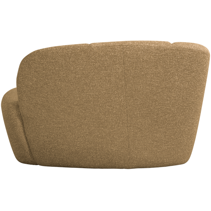 WOOOD Mojo 2-Zits Bankje Links - Bouclé - Geel|Bruin Melange