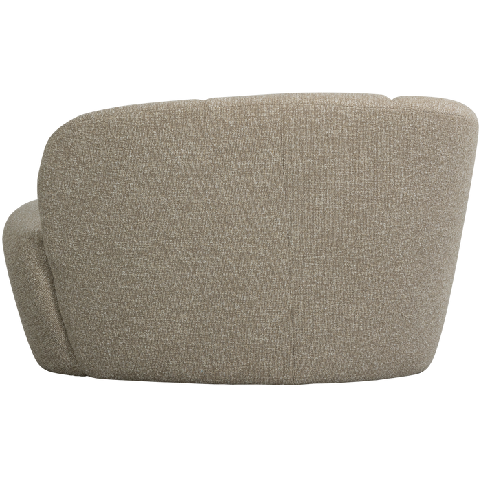 WOOOD Mojo 2-Zits Bankje Links - Bouclé - Beige Melange - 73x112x77