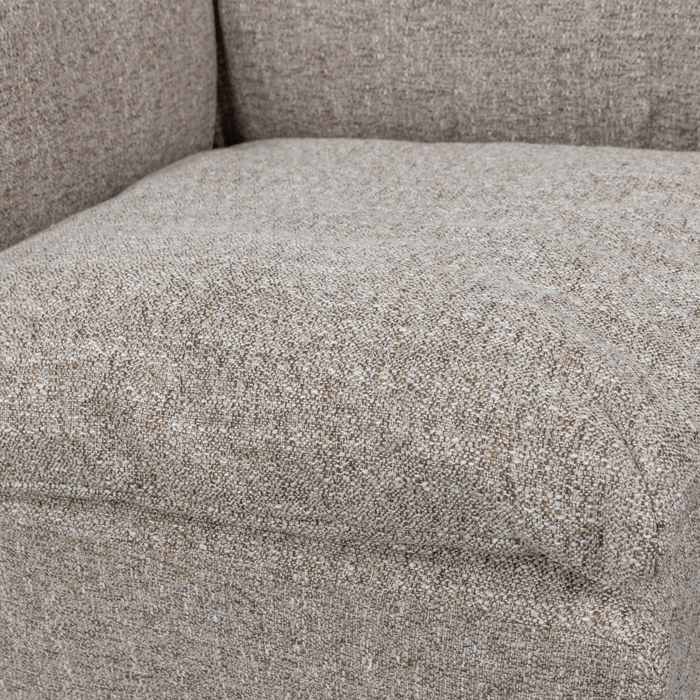 WOOOD Baggy Hoekelement - Geweven Stof - Naturel Melange - 81x96x96