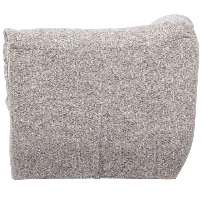 WOOOD Baggy Hoekelement - Geweven Stof - Naturel Melange - 81x96x96