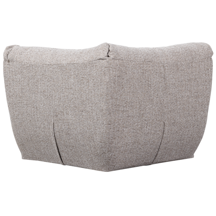 WOOOD Baggy Hoekelement - Geweven Stof - Naturel Melange - 81x96x96
