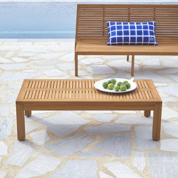 Tikamoon - Loungeset in teakhout Teo 3 personen