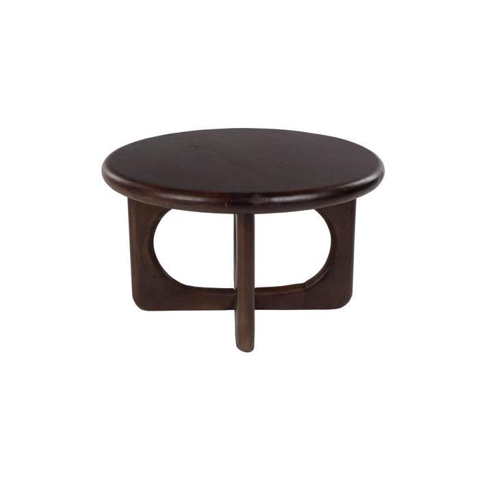 Housecraft Living Jani Salontafel Rond 60 cm Mangohout Bruin donker