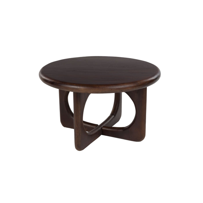 Housecraft Living Jani Salontafel Rond 60 cm Mangohout Bruin donker