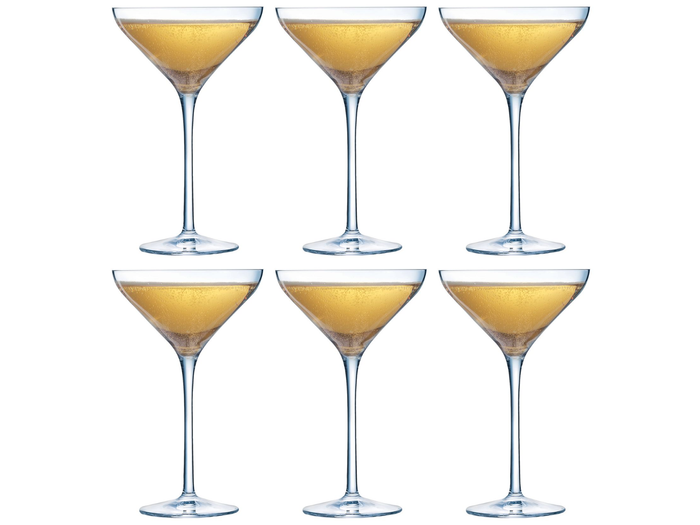 Chef & Sommelier Cocktailglazen New Martini - 210 ml - 6 stuks