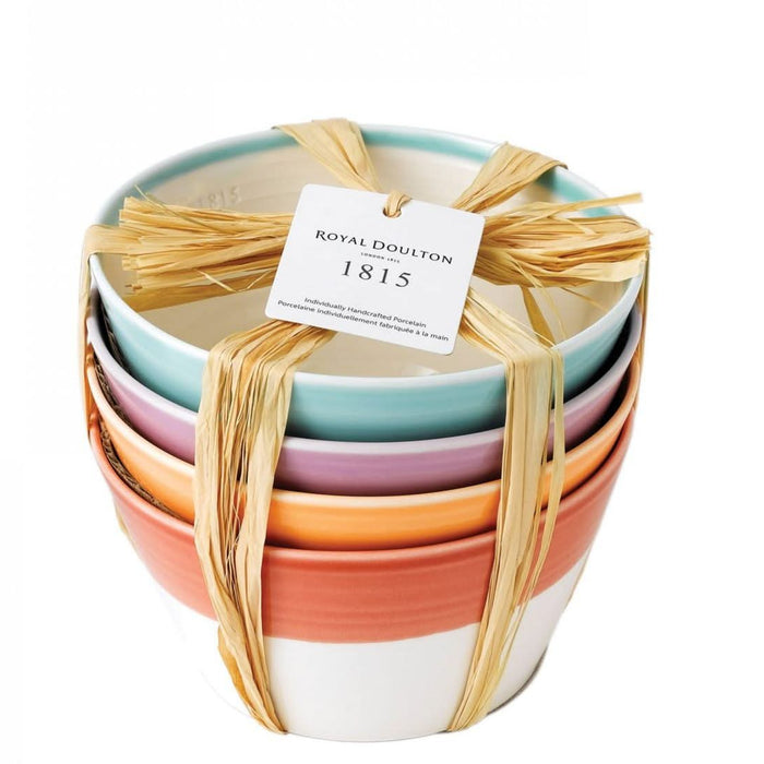 Royal Doulton Kommen 1815 Bright Colours ø 15 cm - 4 Stuks