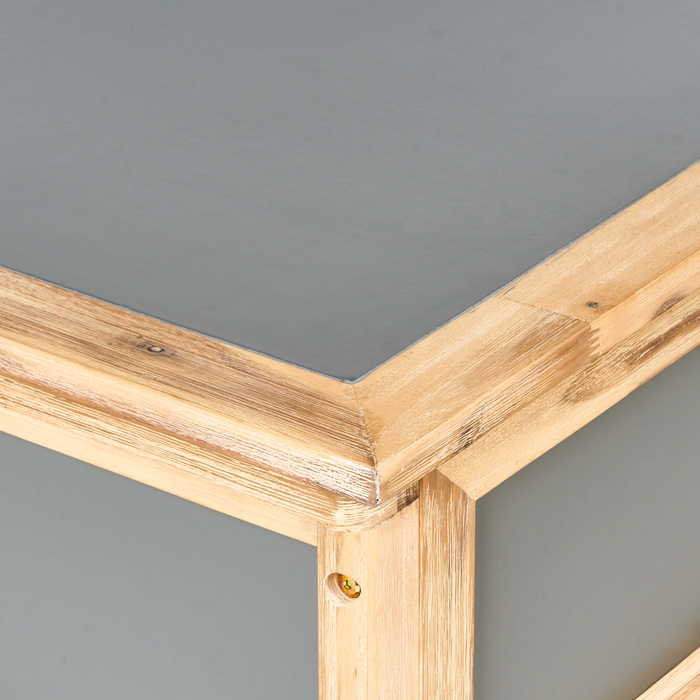 Beliani - ACATE - Kussenbox - Grijs - 330 L - Beton