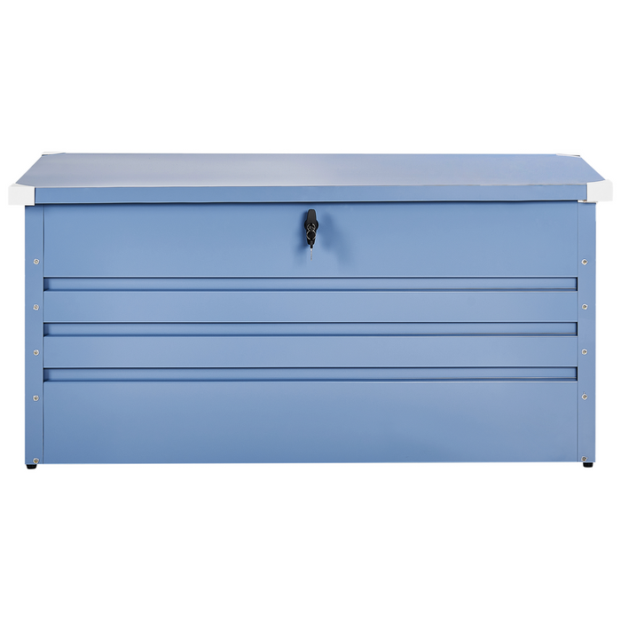 Beliani - CEBROSA - Kussenbox - Blauw - 400 l - Staal