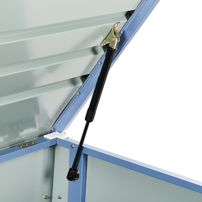 Beliani - CEBROSA - Kussenbox - Blauw - 400 l - Staal