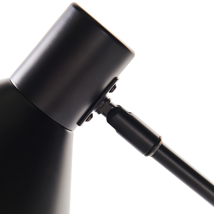 Beliani - PINKEEN - Tafellamp - Zwart - IJzer