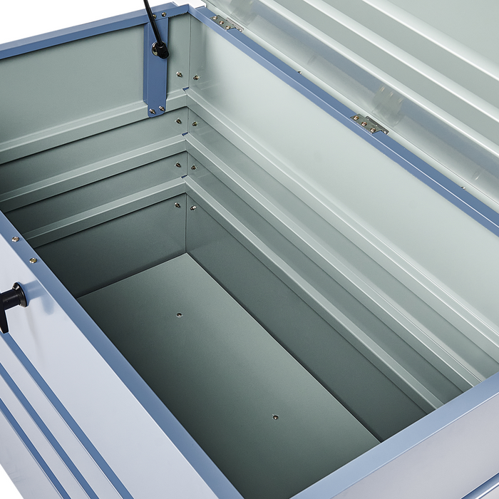 Beliani - CEBROSA - Kussenbox - Blauw - 600 l - Staal