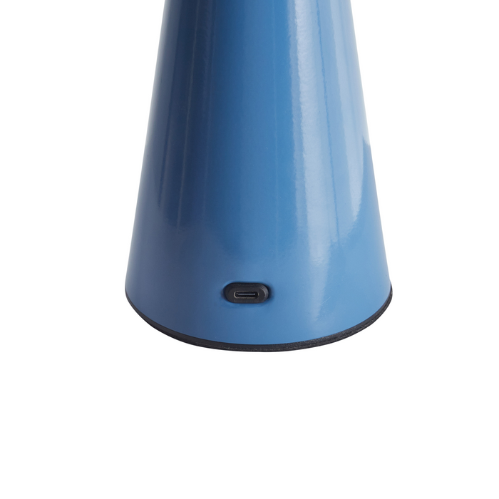 Beliani - APAYAO - Tafellamp - Blauw - IJzer