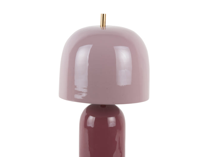 Leitmotiv - Tafellamp Rico - Dark mauve & soft lavender