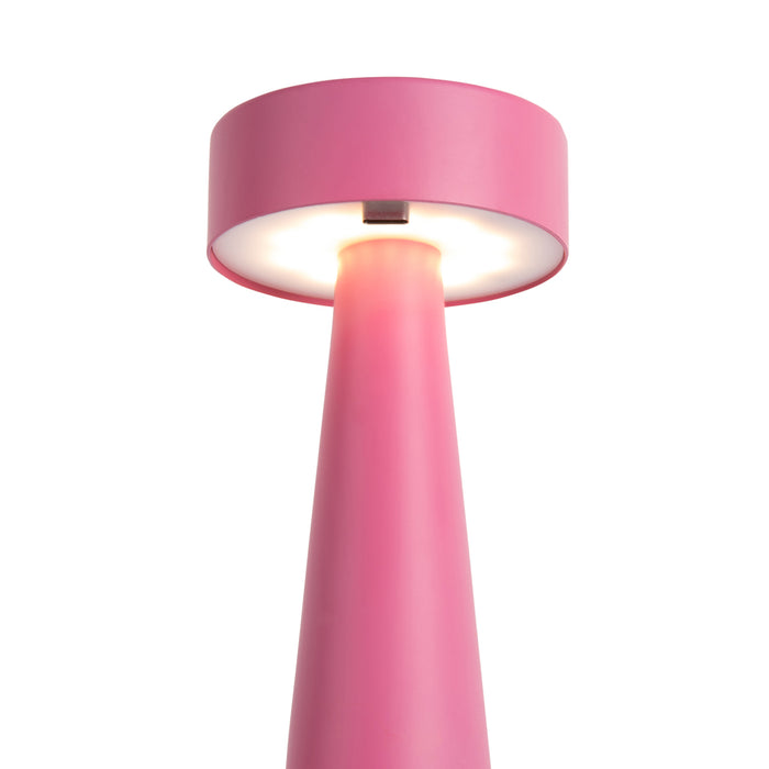 Leitmotiv - Tafellamp Mini LED Ring - Helderroze