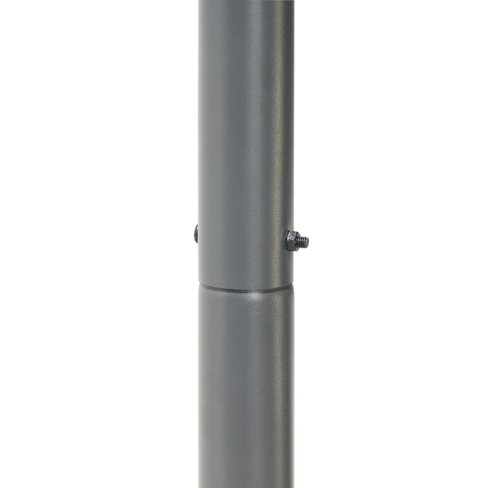 Beliani - VIMINO - Tuinpaviljoen - Taupe - Staal