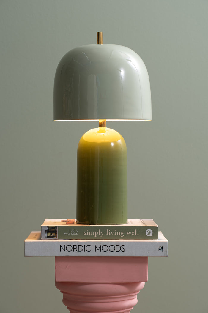 Leitmotiv - Tafellamp Rico - Jungle green & grayed jade