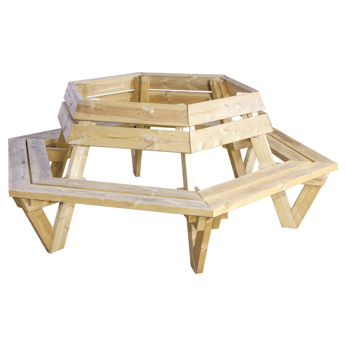 Sens-Line - Bodin Boombank - 227x227x88cm - Hout