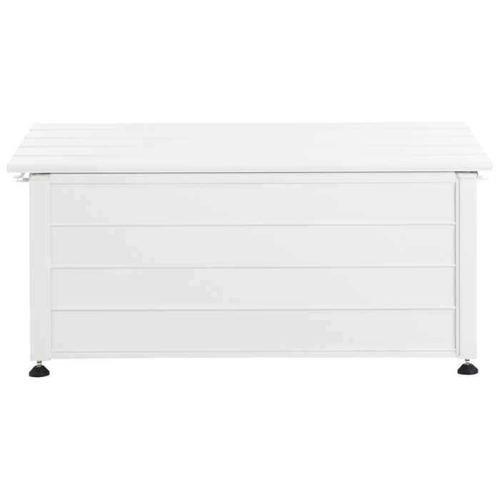 Beliani - CAMPALTO - Kussenbox - Wit - 113 x 50 cm - Aluminium