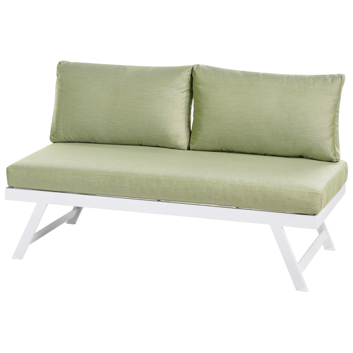 Beliani - COCCORINO - Loungeset voor 5 - Groen - Aluminium