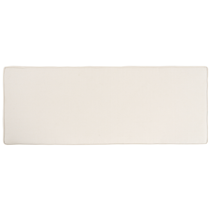 Beliani - SUSUA - Ottomaan - Gebroken wit - Rotan