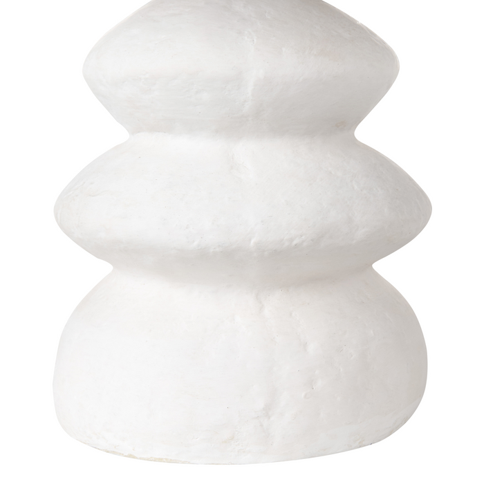 Beliani - ARAPEY - Tafellamp - Wit - Papier-maché