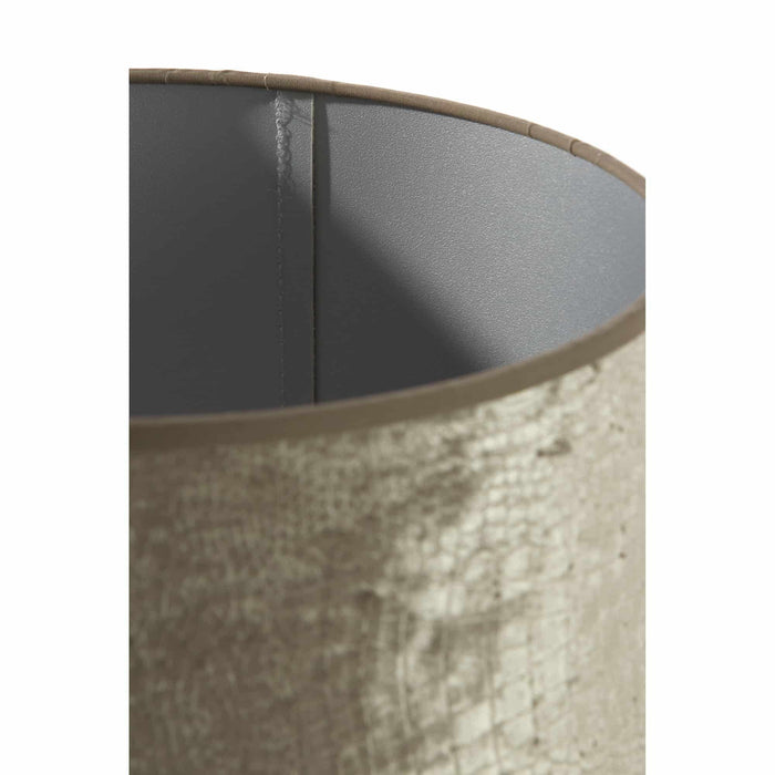 Light & Living Tafellamp Liva|Chelsea - Zwart|Zilver - Ø35x69cm