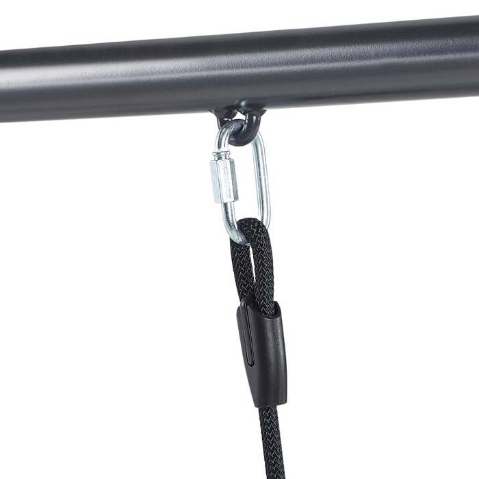 Beliani - MARSCIANO - Schommelbank - Donkergrijs - Staal