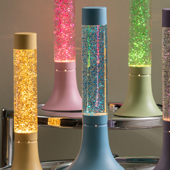 Leitmotiv - Tafellamp Astro Glitter - Blauw