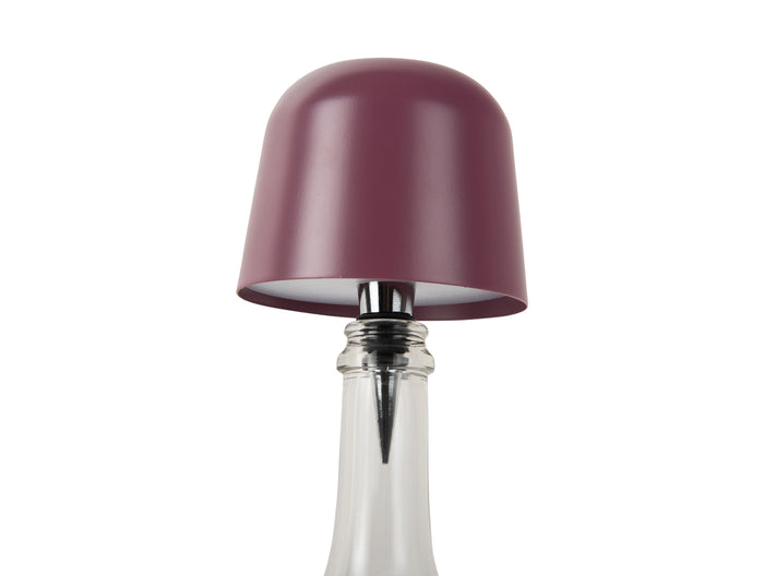 Leitmotiv - Bottle Lamp Cone Hat LED - Dark mauve