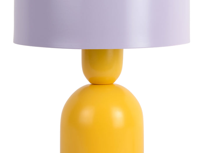 Leitmotiv - Tafellamp Double Funky - Bright yellow & soft purple