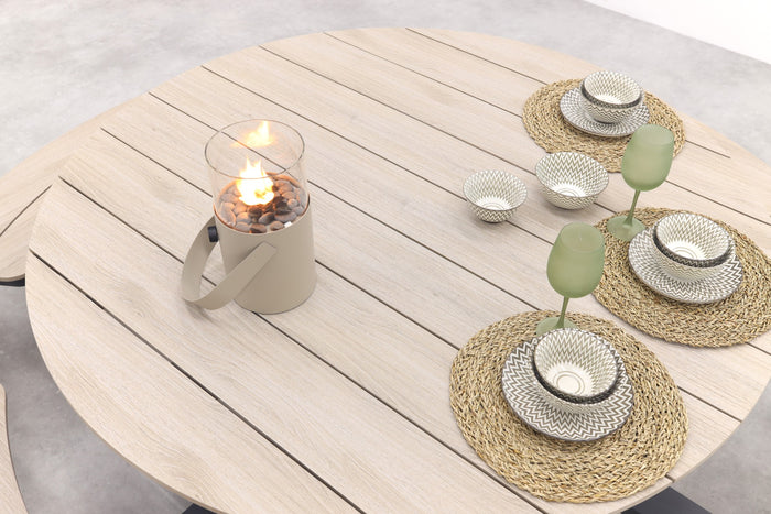 Garden Impressions Sarria picknick set Ø148 x 75 - donker grijs