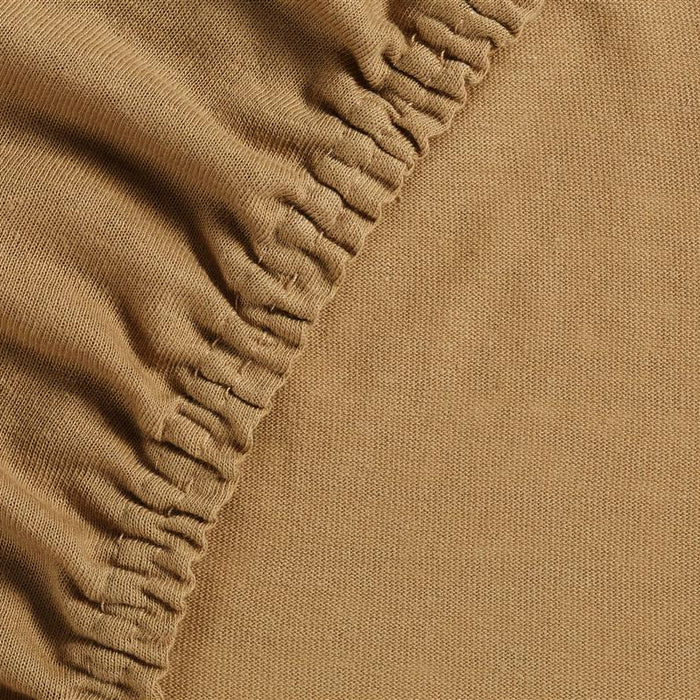 Ambiante Jersey - Hoeslaken - 180x200|210 - Oker