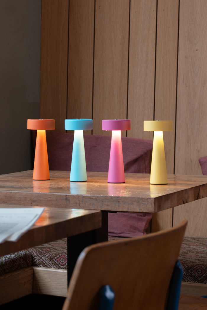 Leitmotiv - Tafellamp Mini LED Ring - Heldergeel