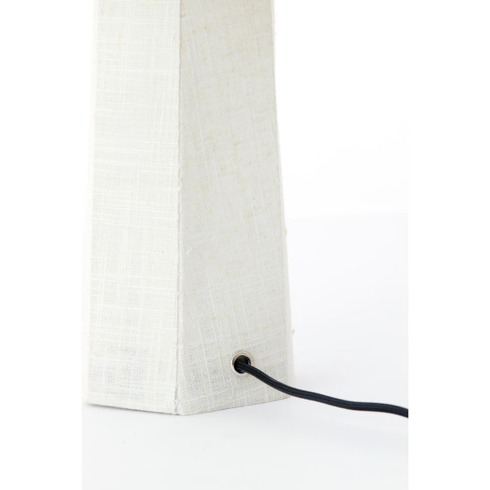 Light & Living Tafellamp Musabo - Linnen - Ø25cm