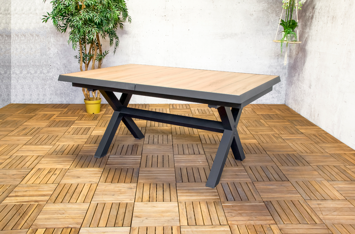 Sens-Line - Venetië Uitschuiftafel - 167|207cm - Keramiek