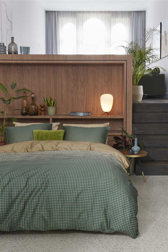 Beddinghouse Alvaro dekbedovertrek - 260x200|220 - Groen