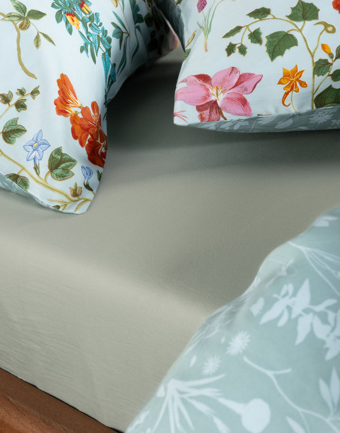 Essenza Marigold Kussensloop 60x70 cm - Pastelblauw