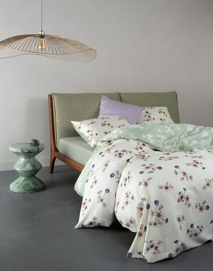 Essenza Fiora Dekbedovertrek 140 x 200|220 cm - Vanille