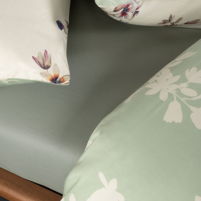 Essenza Fiora Dekbedovertrek 140 x 200|220 cm - Vanille