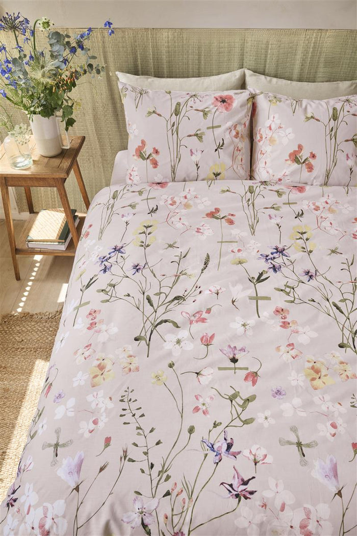 Ariadne at Home Flowerlove dekbedovertrek - 200x200|220 - Zand