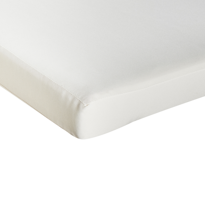 Beliani - AZZANELLO - Ligstoel set van 2 - Gebroken wit - Acaciahout