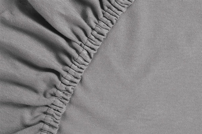 Ambiante Jersey - Topper Hoeslaken - 200x200|210 - Grijs