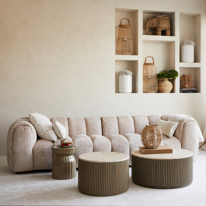 Riviera Maison Windlicht Naturel - Harvey Kaarsenhouder groot