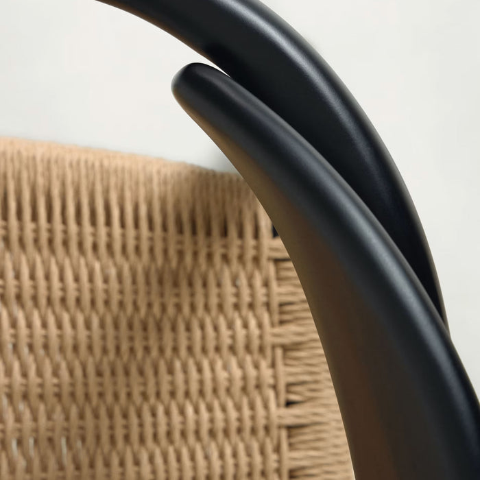 Kave Home Nina Dinerstoel - Zwart / Bruin