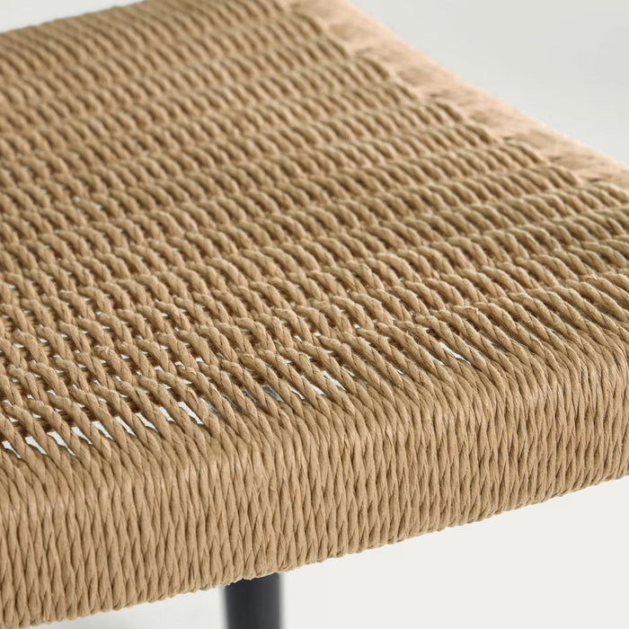 Kave Home Nina Dinerstoel - Zwart / Bruin