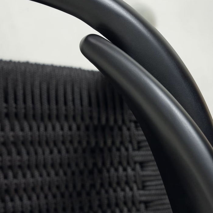 Kave Home Nina Dinerstoel - Zwart / Zwart