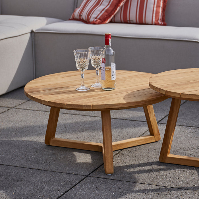 Riviera Maison Bijzettafel buiten - Lovina Dia 80 - Bruin