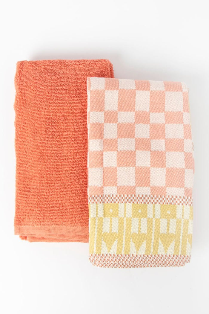 Sissy-Boy Oranje handdoek en theedoek terry