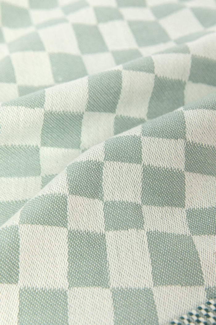 Sissy-Boy Groenblauwe handdoek en theedoek terry